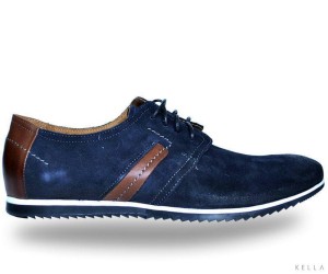 Półbuty zamszowe Nikopol