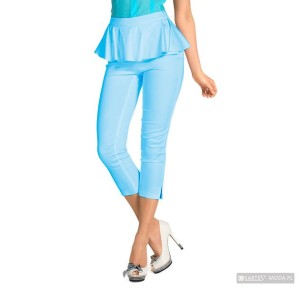 Spodnie materiałowe z baskinką